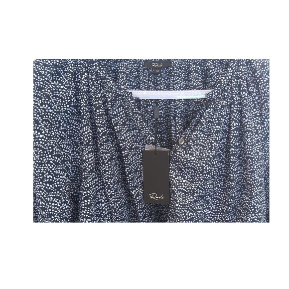 Rails Indi Print Cotton Balloon Sleeve Top - Picture 4 of 7